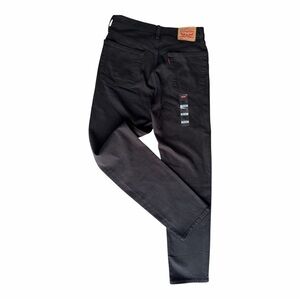 Levi’s 501 Black Jeans Button Fly Straight Leg Vintage Style Size 26 x 30